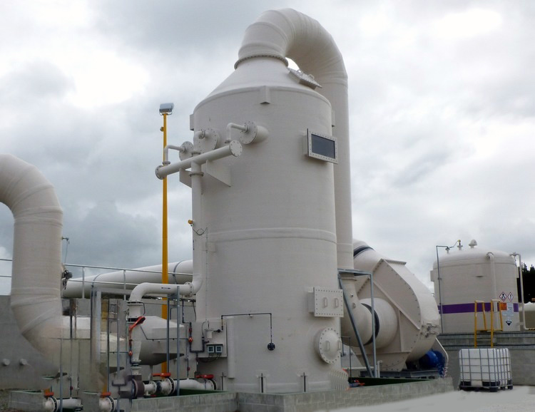 Scrubber Tankı (PP–PE) Teknik Çizim